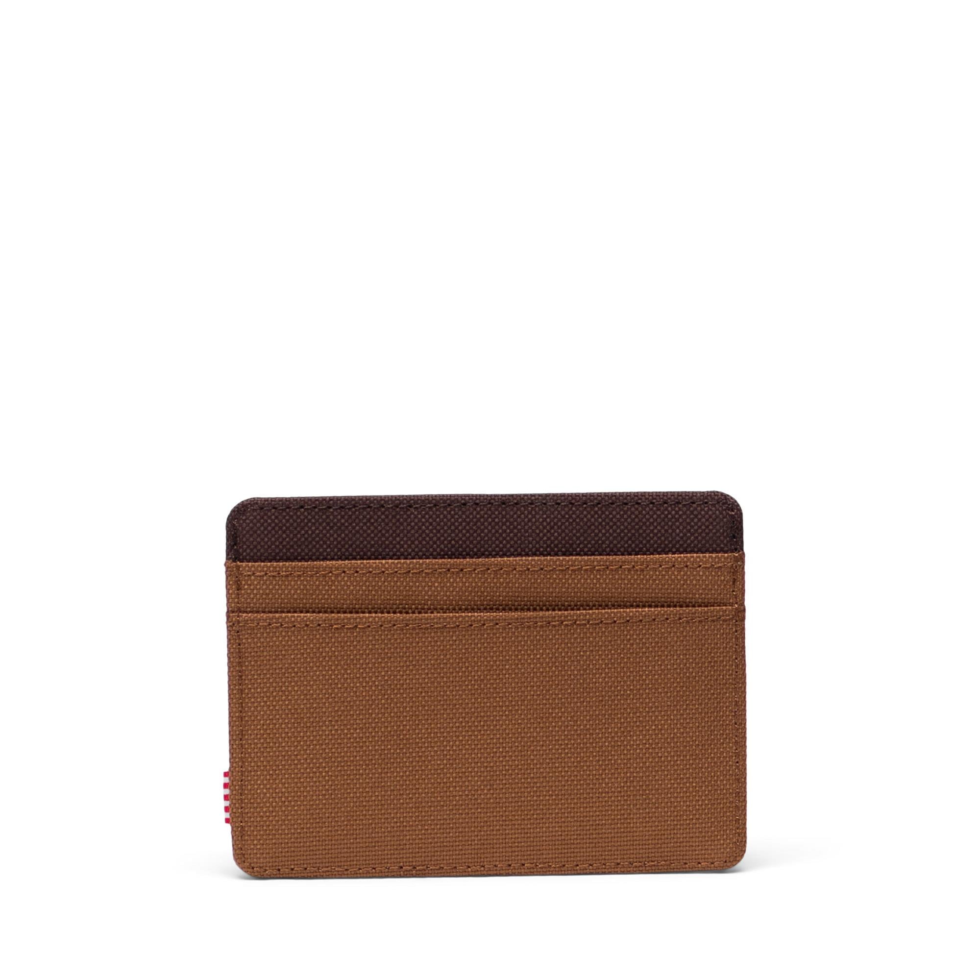 Herschel Kartlık Charlie Cardholder Rubber/Chicory Coffee