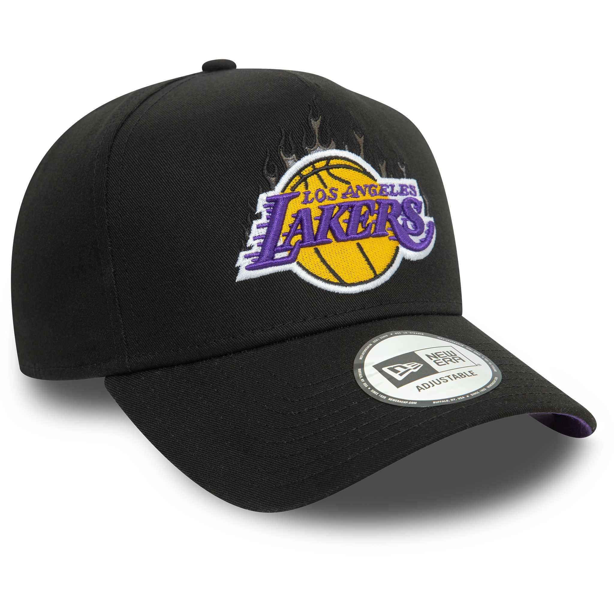 New Era Uniseks Şapka Eframe NBA Flame Los Angeles Lakers Black 