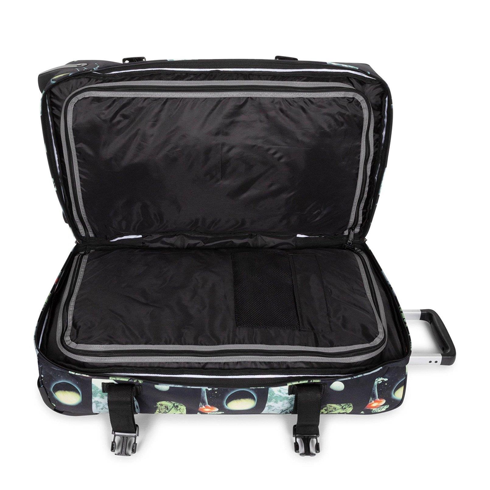 Eastpak 2 Tekerlekli Bavul, Valiz TRANSITR M SW GALAXY BLACK