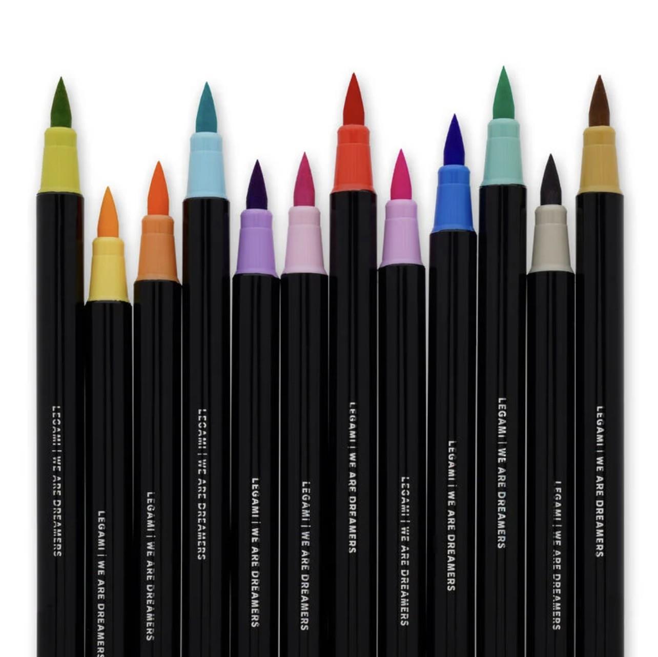 Legami Keçeli Kalem Seti Brush Marker Pastel