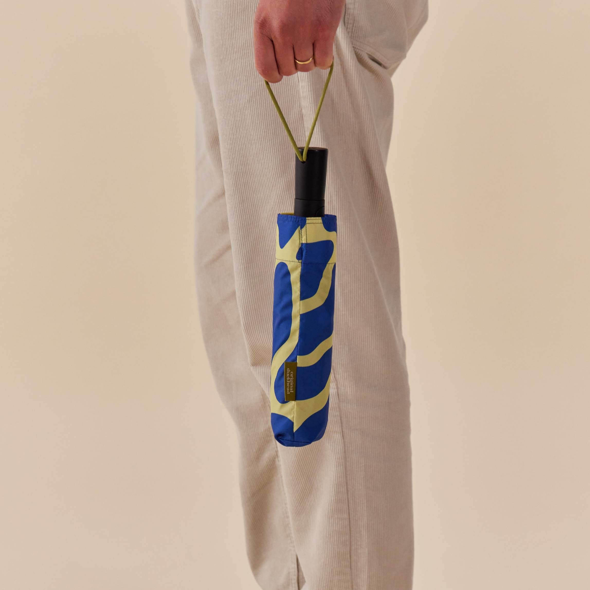 Original Duckhead The Daily Otomatik Şemsiye Blue Ripples