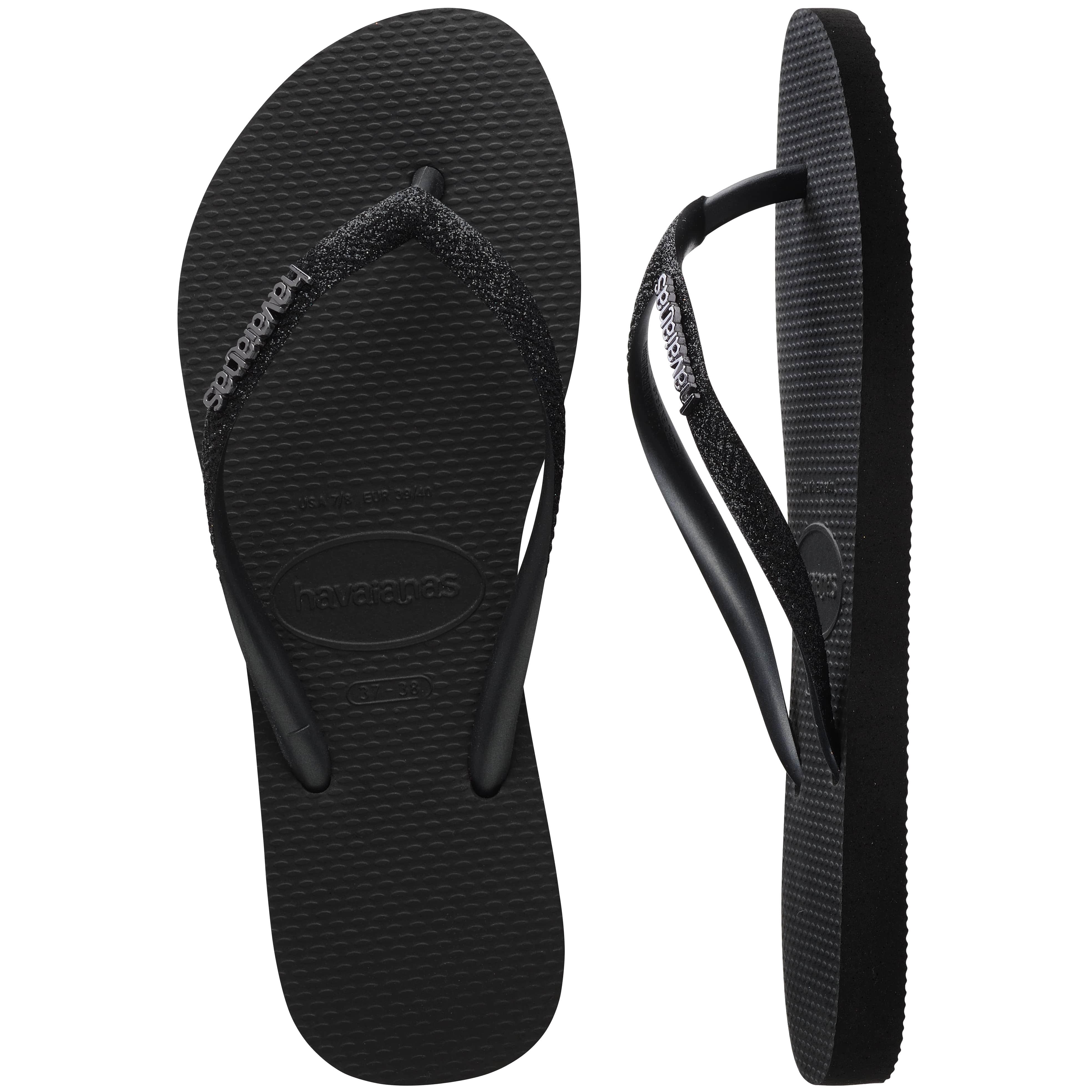 Havaianas Parmakarası Terlik Slim Glitter 2 Black/Black