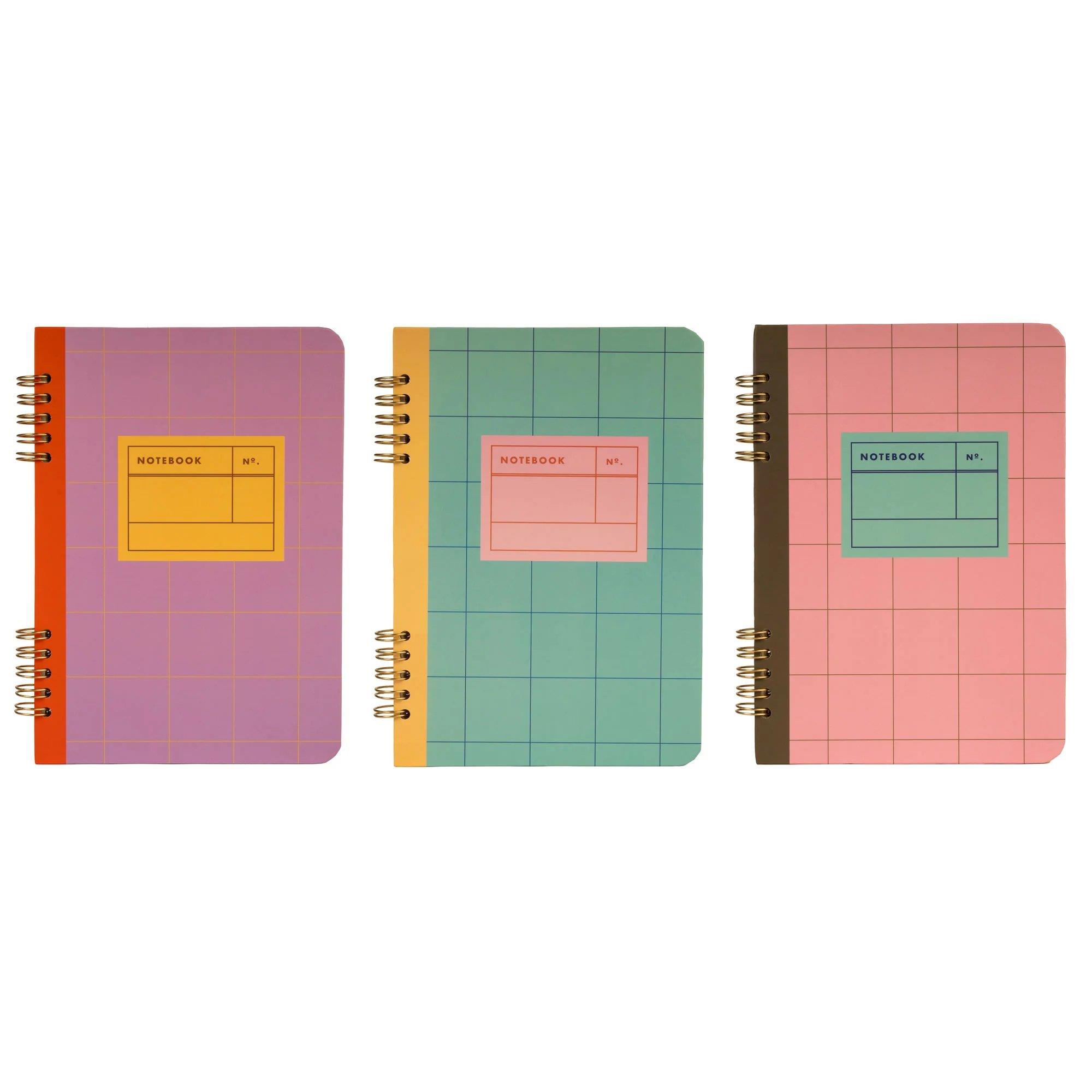 Kikkerland Spiral Bound A5 Notebook-Spriralli A5 Defter