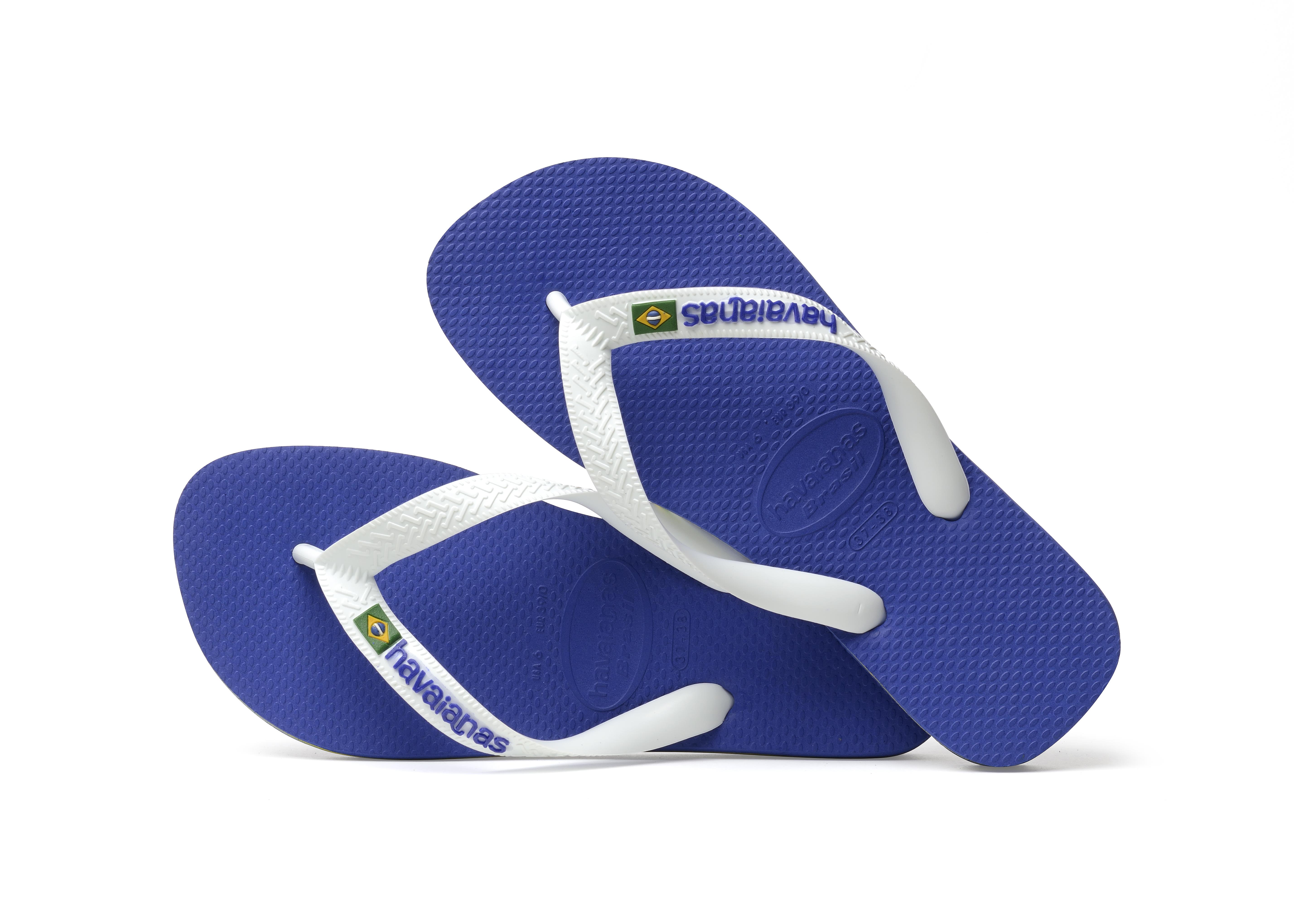 Havaianas Çocuk Parmakarası Terlik Brasil Logo Marine Blue