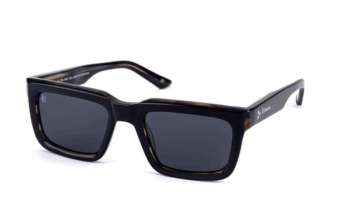 Freesbee Güneş Gözlüğü Delano Black Stripe Brown 