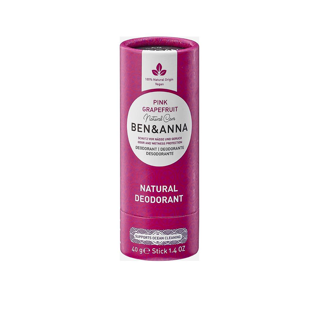 Ben&Anna Natural Deodorant Papertube Pink Grapefruit 40 gr.