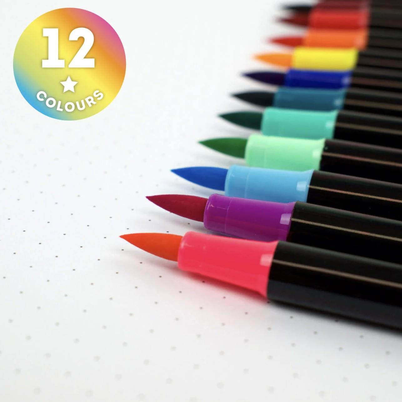 Legami Keçeli Kalem Seti Brush Marker Bright
