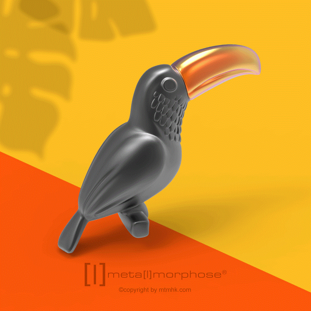 Metalmorphose Anahtarlık Tukan Kuşu