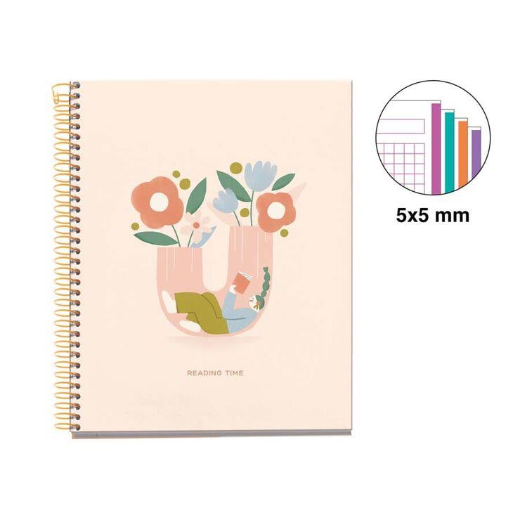 Miquelrius A5 Spiralli Kareli Defter Silviarosanna
