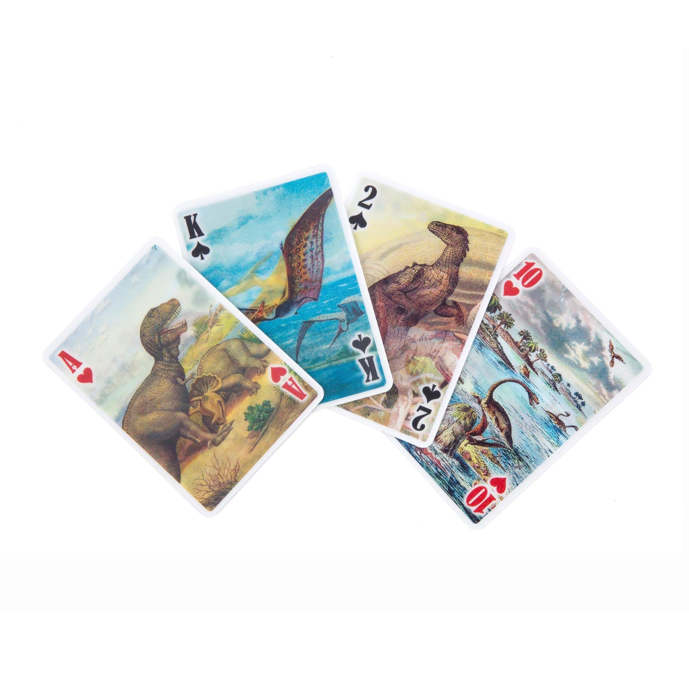 Kikkerland 3-D Dino Cards-3D Dinozor Oyun Kartı