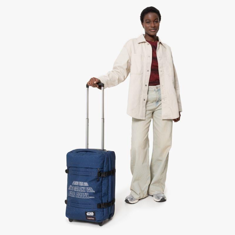 Eastpak 2 Tekerlekli Valiz, Bavul TransitR S Star Wars Stars Navy