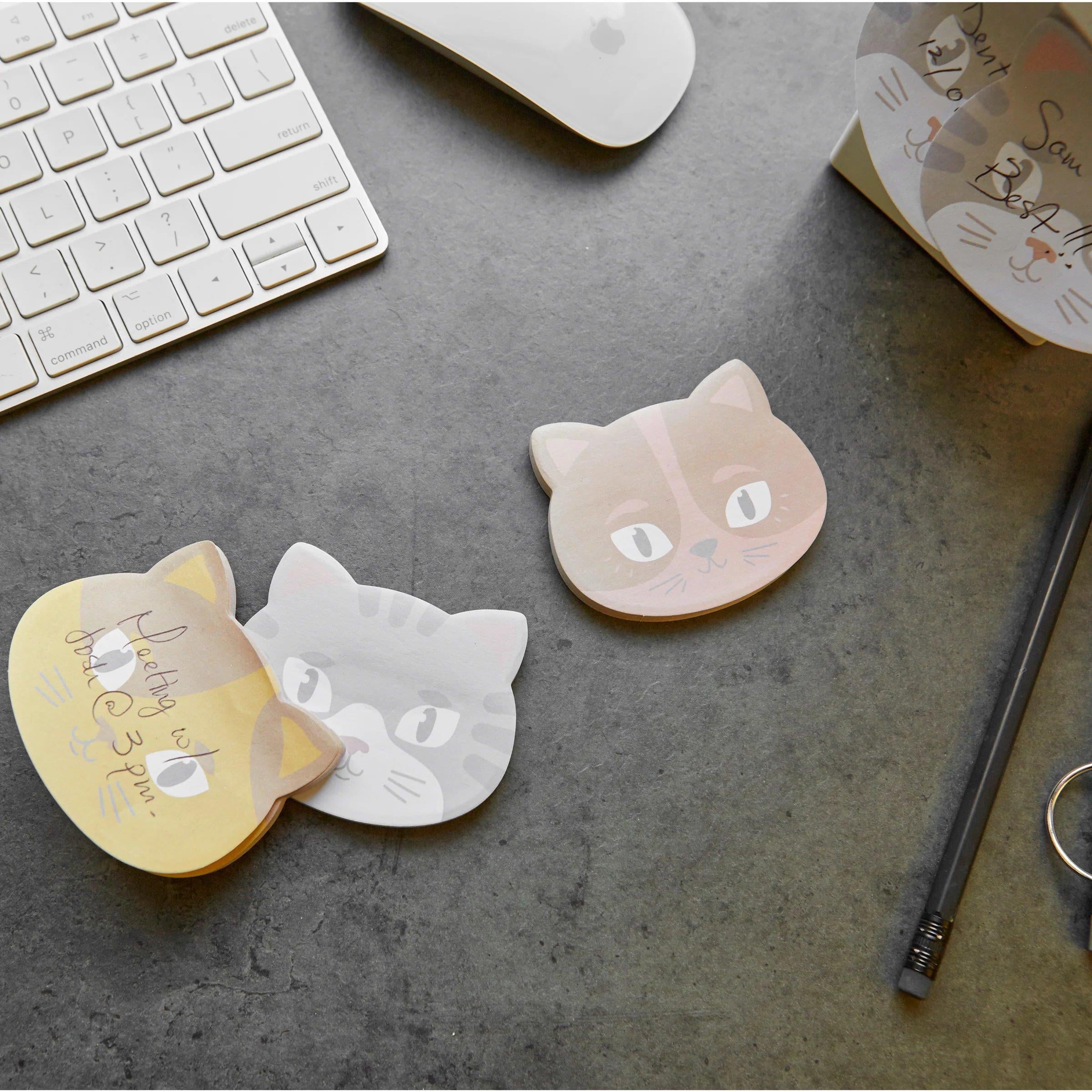 Kikkerland Kitty Cat Sticky Notes-Yapışkanlı Not Kağıdı Kedi