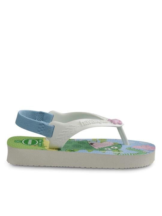 Havaianas Bebek Parmakarası Terlik Baby Peppa Pig White