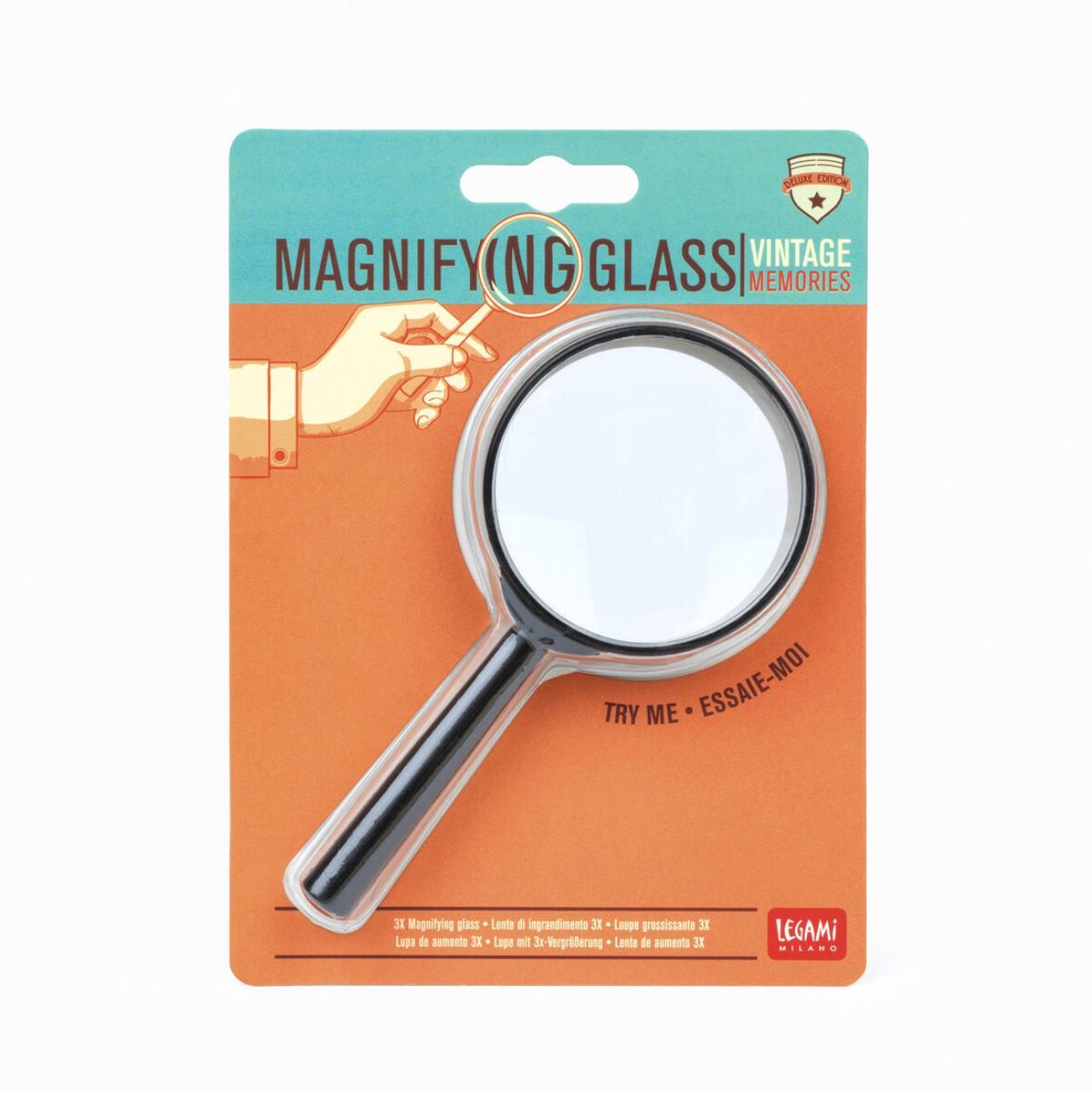 Legami Vintage Memories Büyüteç Siyah 3x