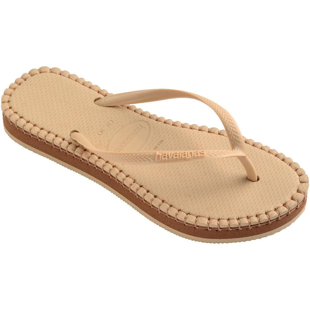 Havaianas Parmakarası Terlik Slim Flatform Loop Golden