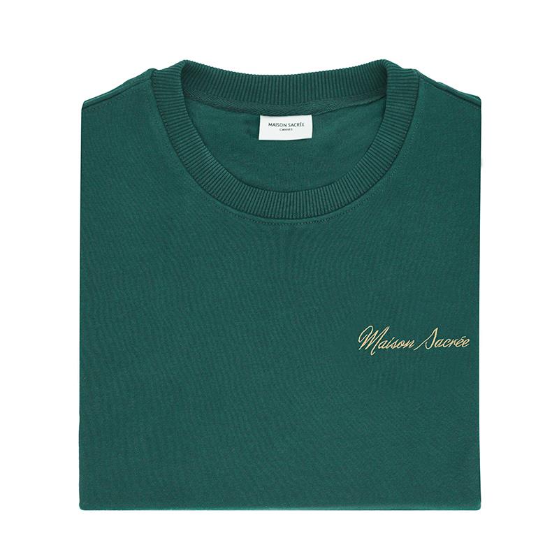 Maison Sacrée Sweatshirt Basic Yeşil