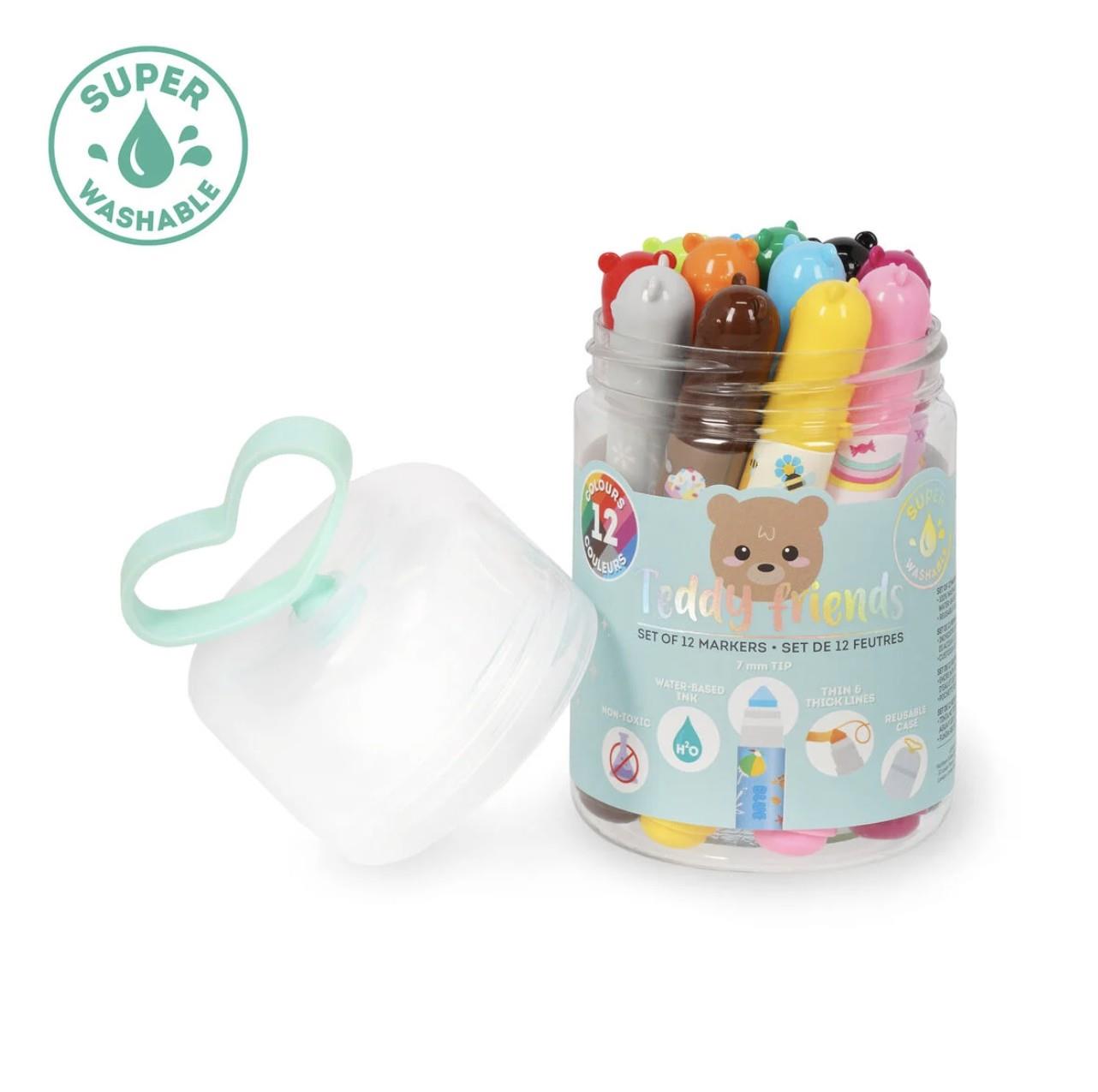 Legami Mini Fosforlu Kalem Seti 6lı Teddy Friends