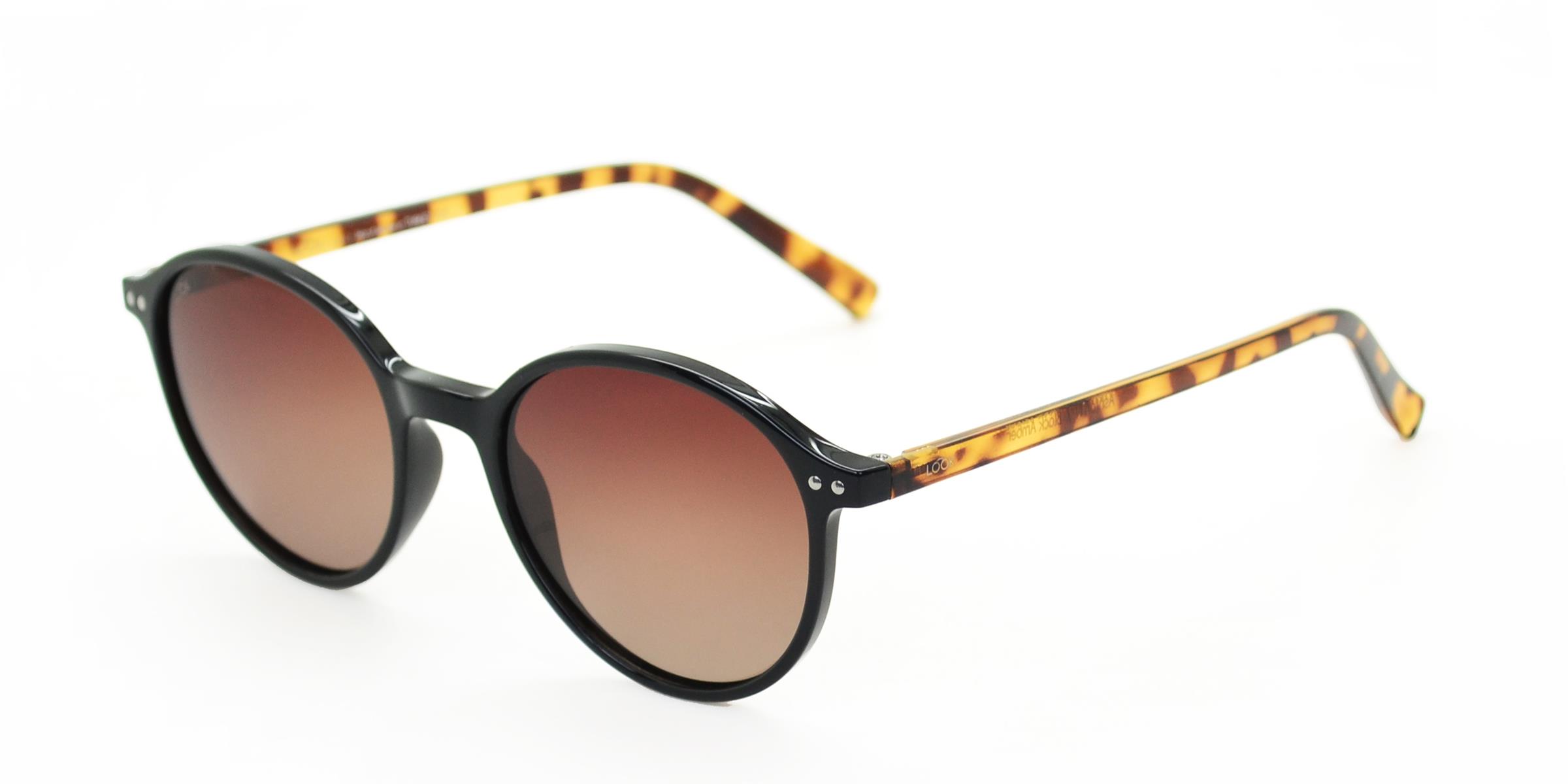 Looklight Güneş Gözlüğü Ashton Black Amber Brown Degrade (LL311)
