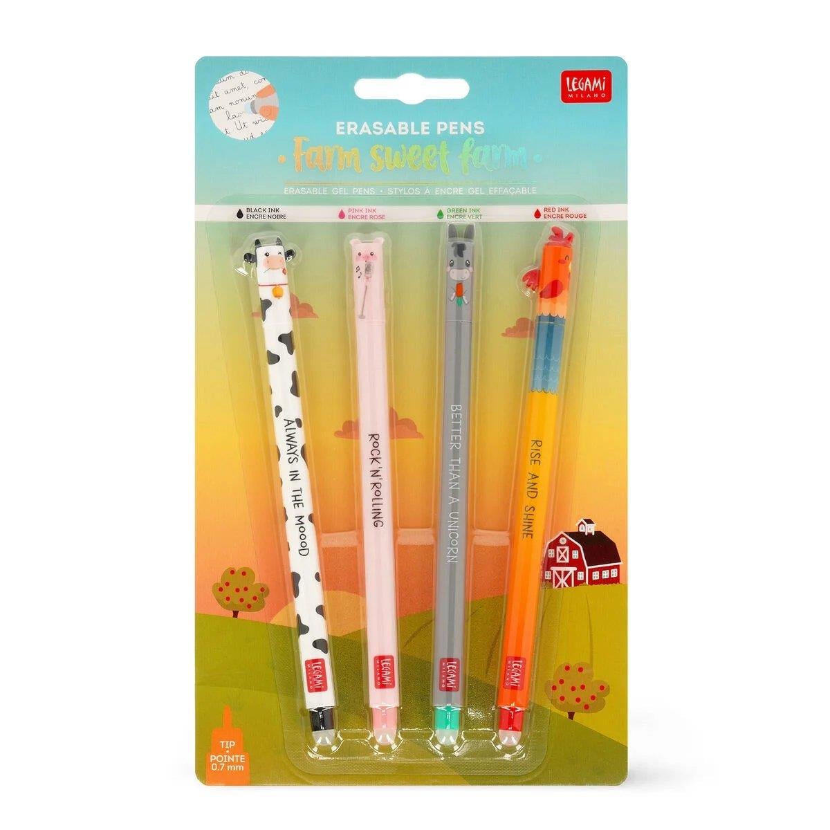 Legami Silinebilir Jel Kalem Seti Farm Sweet Farm