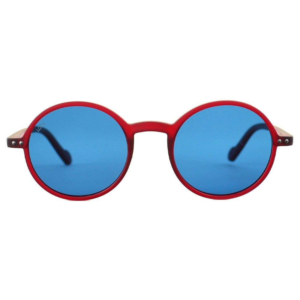 Looklight Güneş Gözlüğü Leon Matte Cherry Blue (LL313)