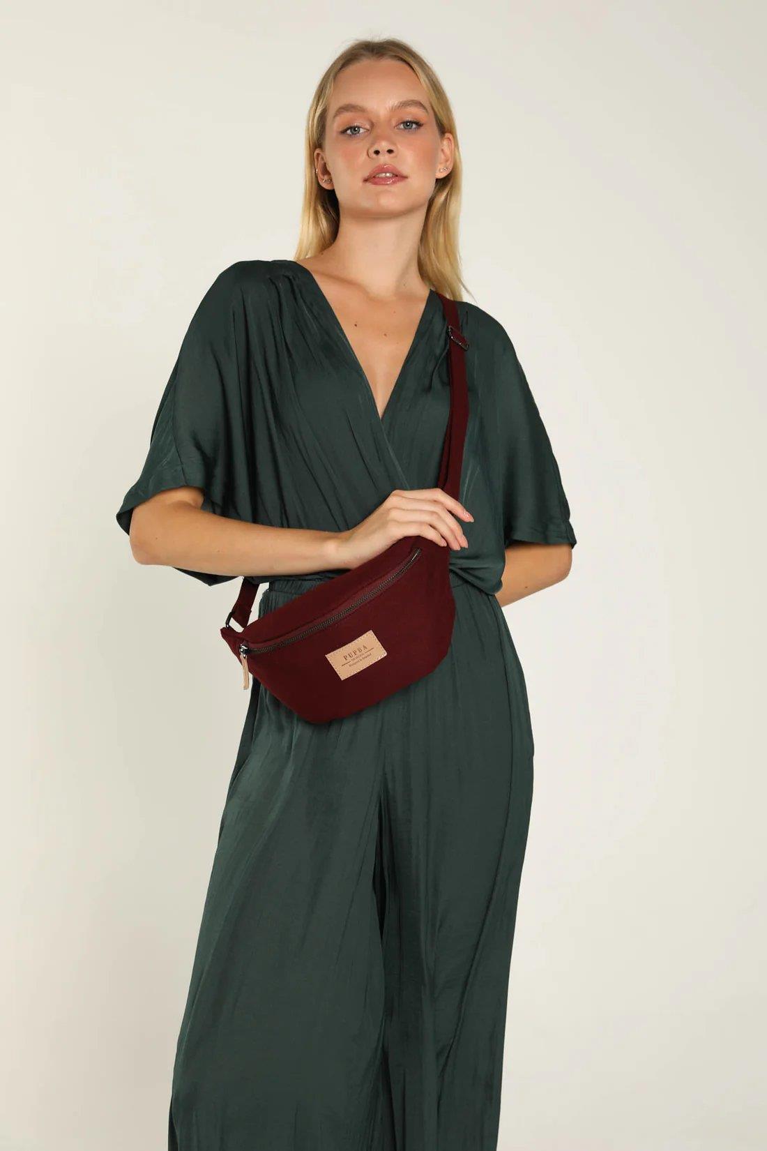 Pupba Bel Çantası Mojo Bordo