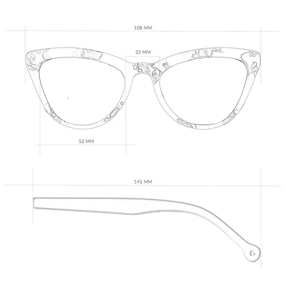 Parafina Güneş Gözlüğü Eco HDPE Colina Lilac Grey Black