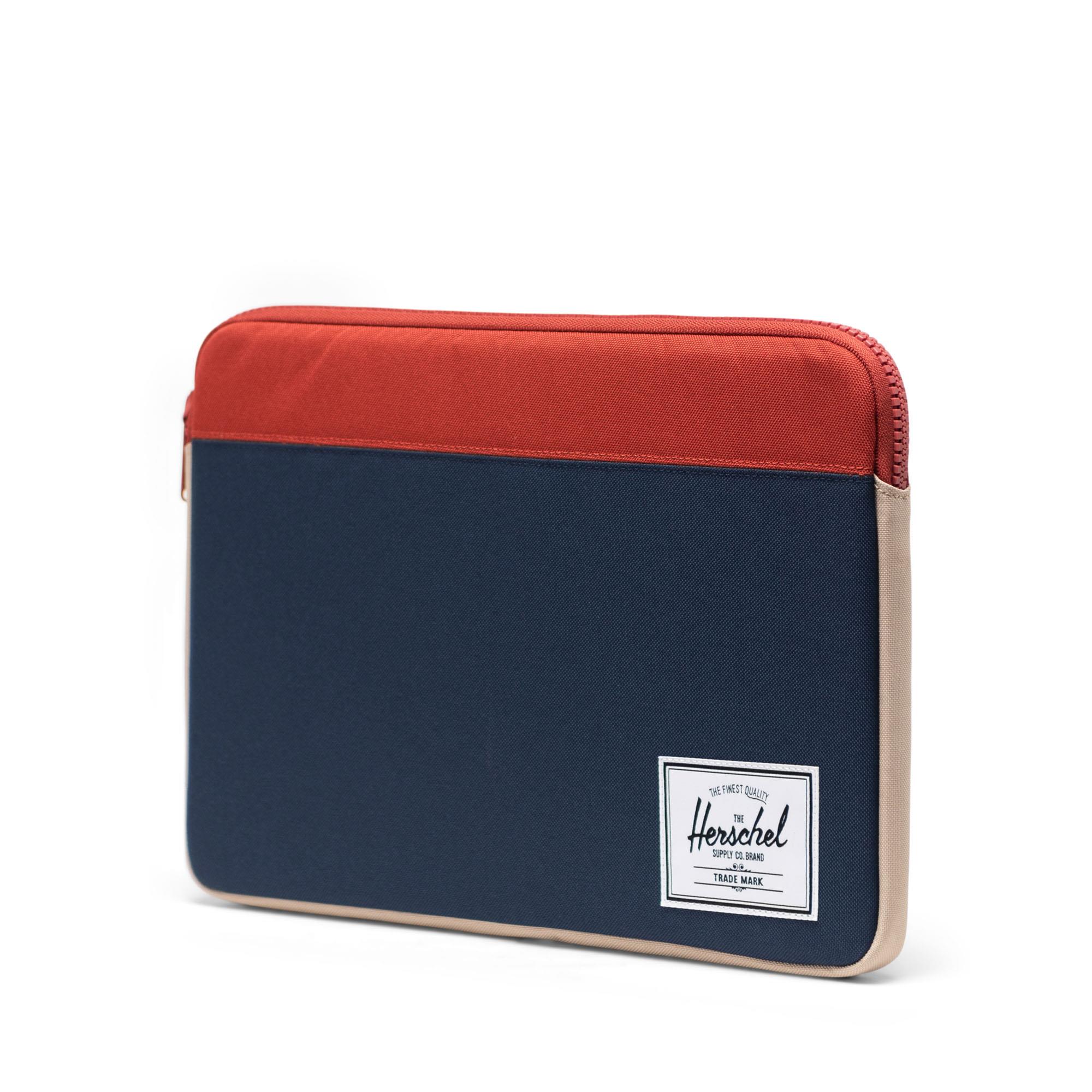 Herschel Laptop Kılıfı Anchor 14 Inch Sleeve Black Iris/Red Ochre/Twill