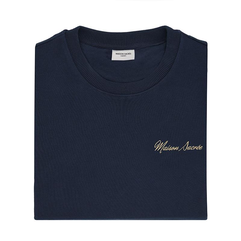 Maison Sacrée Sweatshirt Basic Lacivert