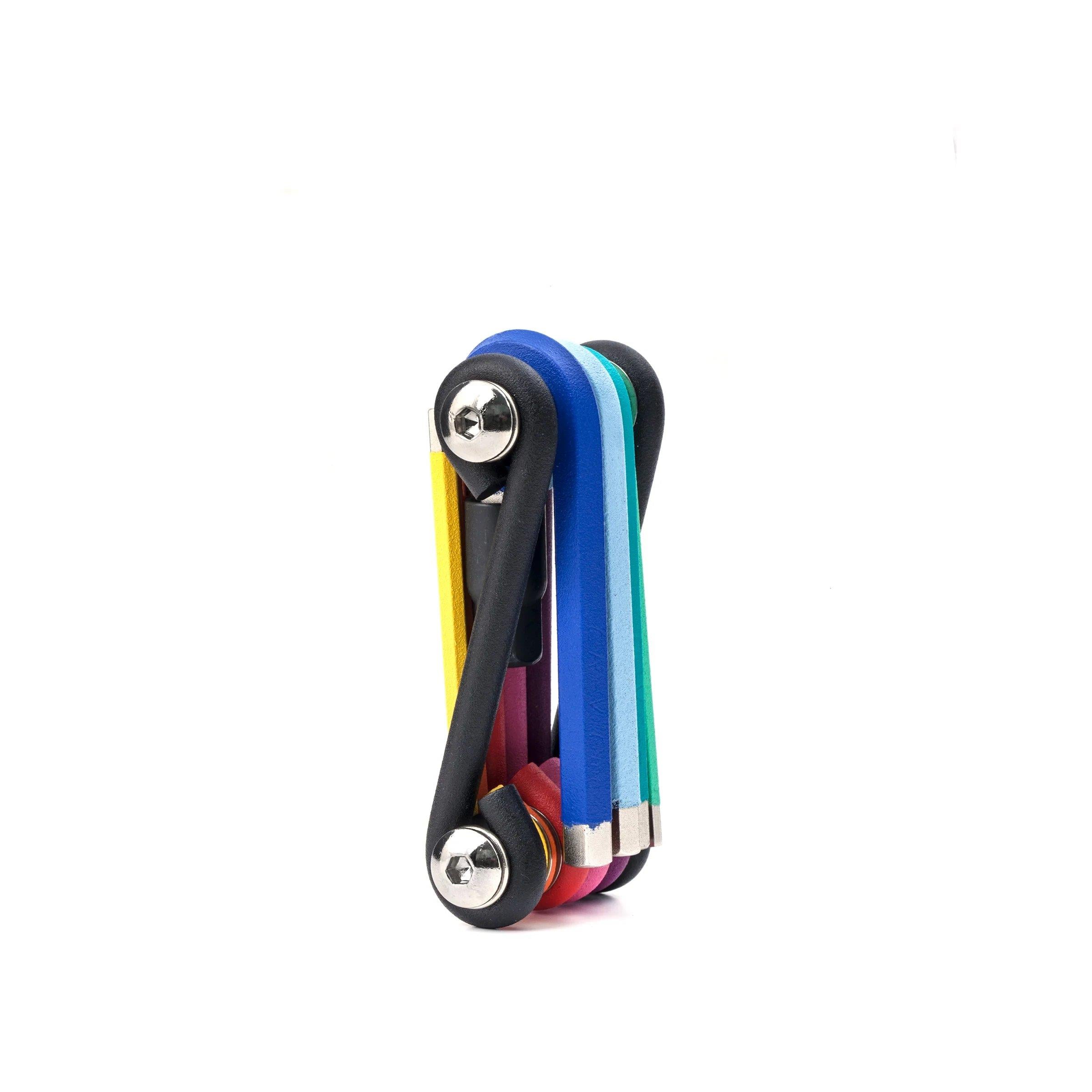 Kikkerland Rainbow Multi-Tool Set - Çoklu Alyan,Tornavida Seti