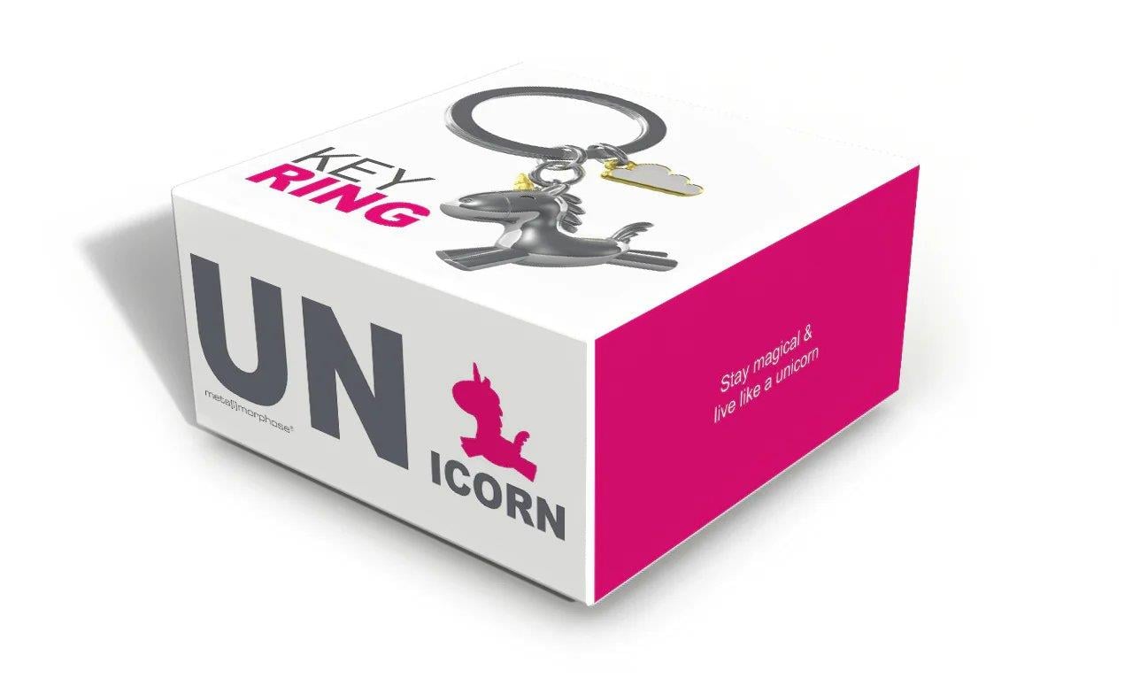 Metalmorphose Anahtarlık 3D Uçan Unicorn