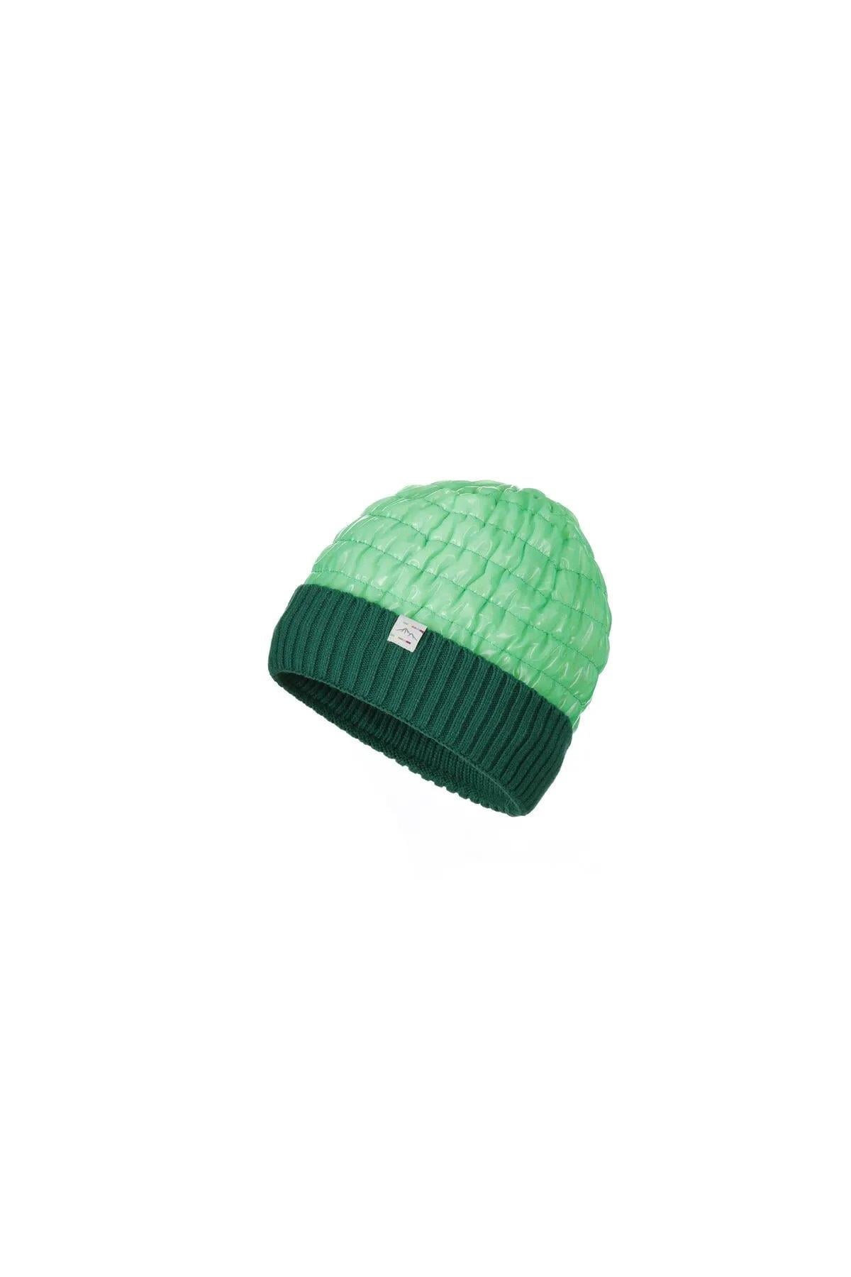 Unisex Kapitone Bere Motiv Yeşil_FO2635G