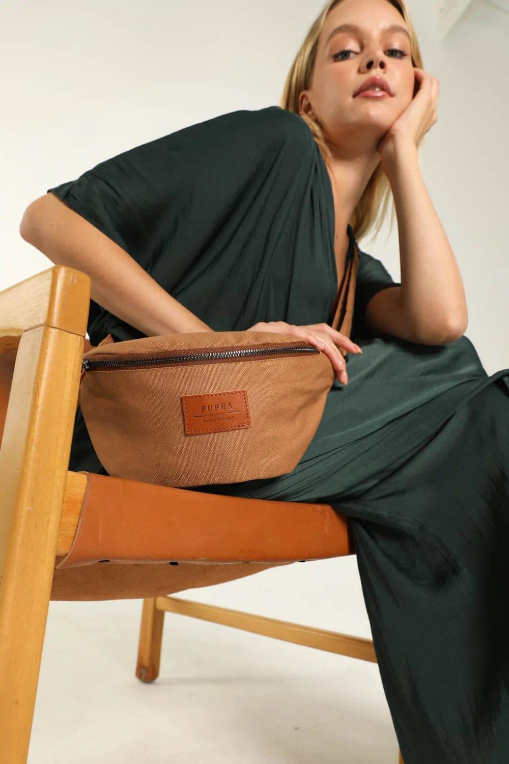 Pupba Bel Çantası Mojo Taba