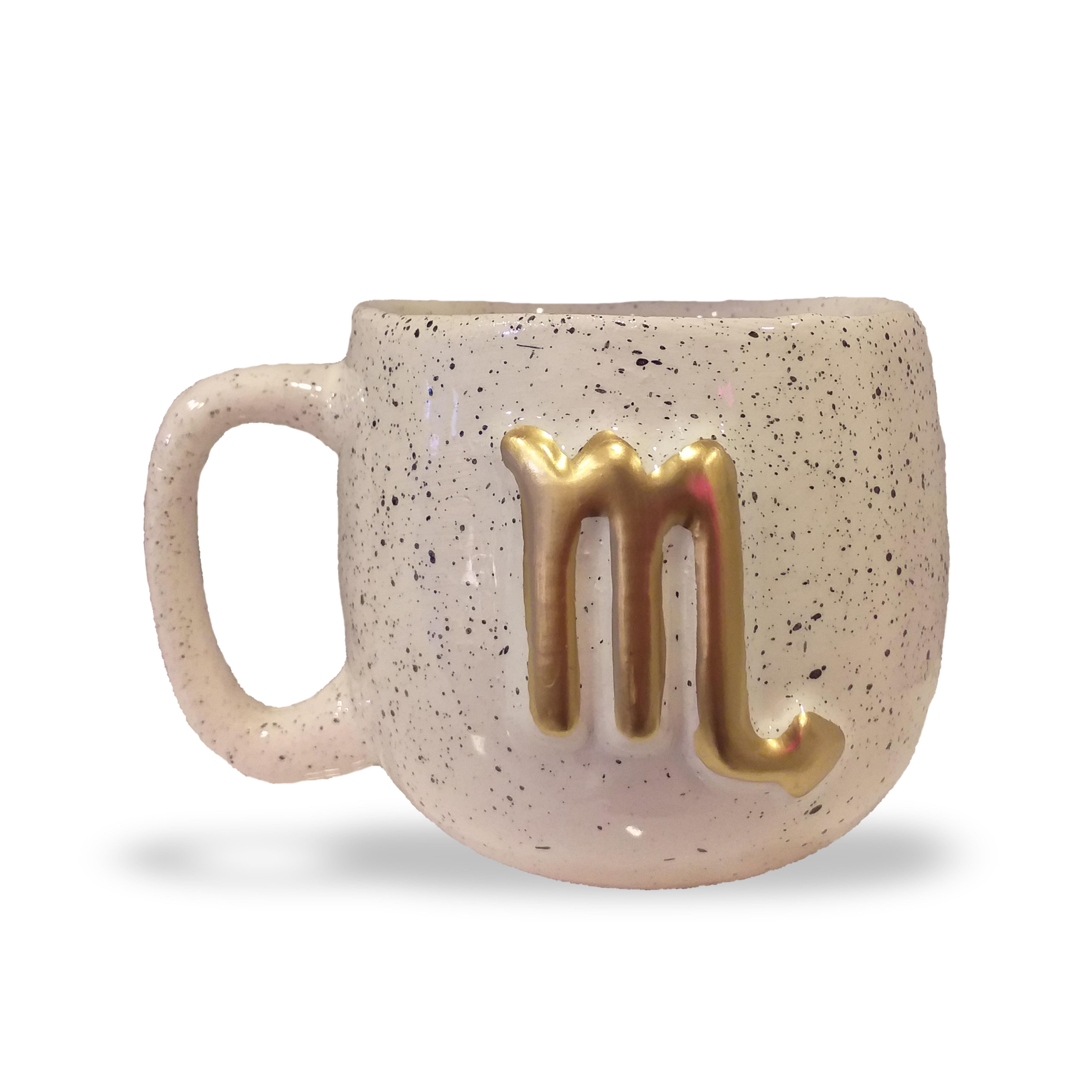 Seramik Burç Kupa Akrep Burcu_HDKPBRC008