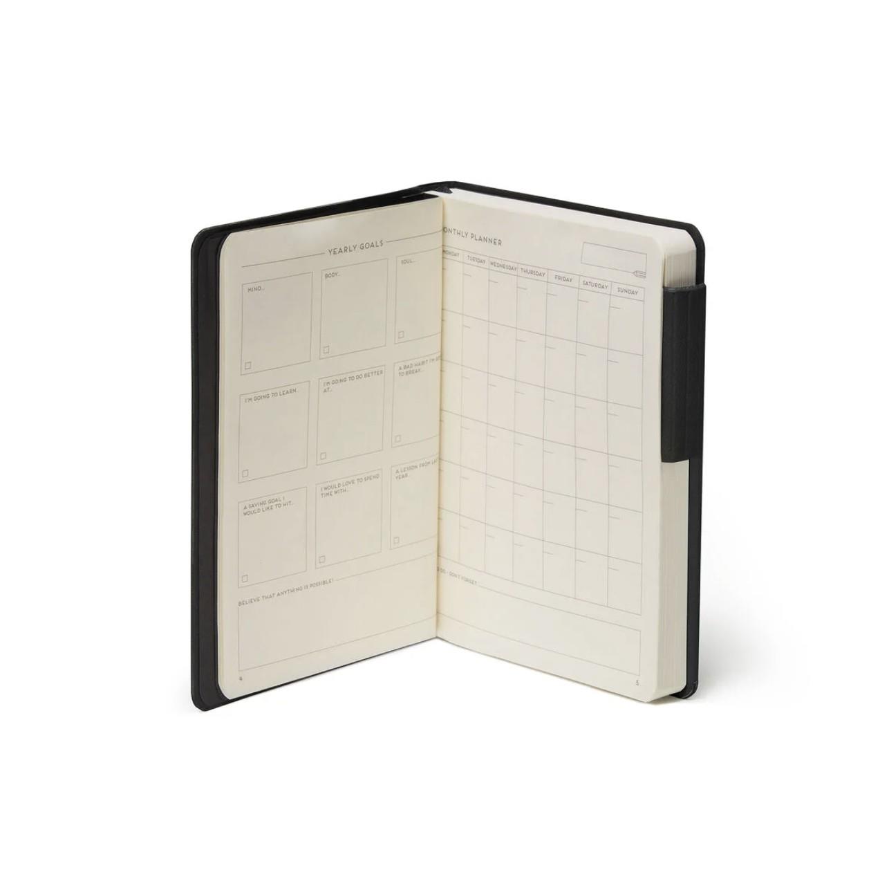 Legami Defter My Notebook Small Çizgisiz Siyah