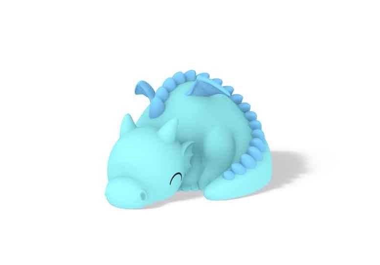 Dhink Silikon Gece Lambası Dragon Blaze Mavi