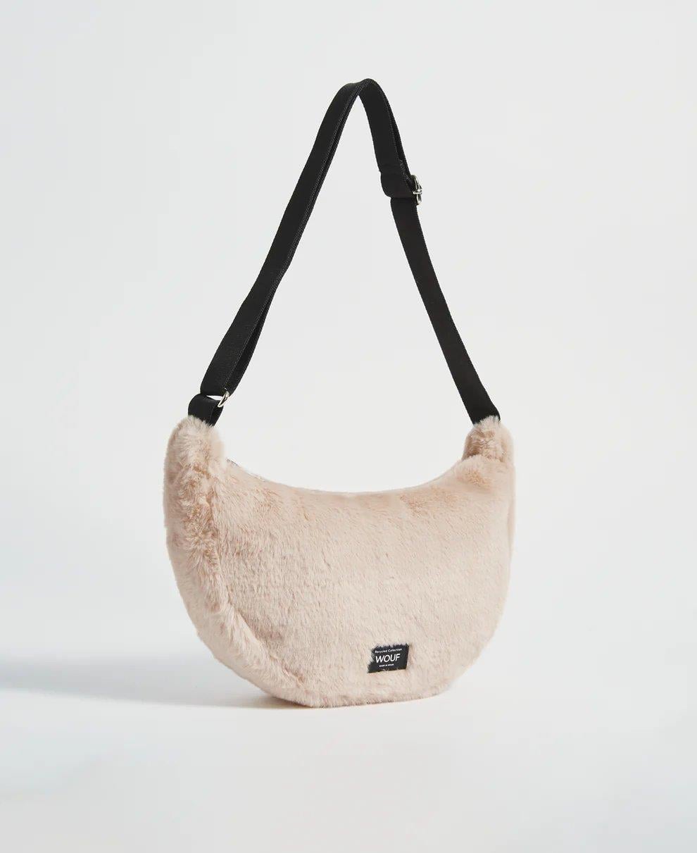 Wouf Omuz Çantası Crossbody Bag Faux Fur Nevada