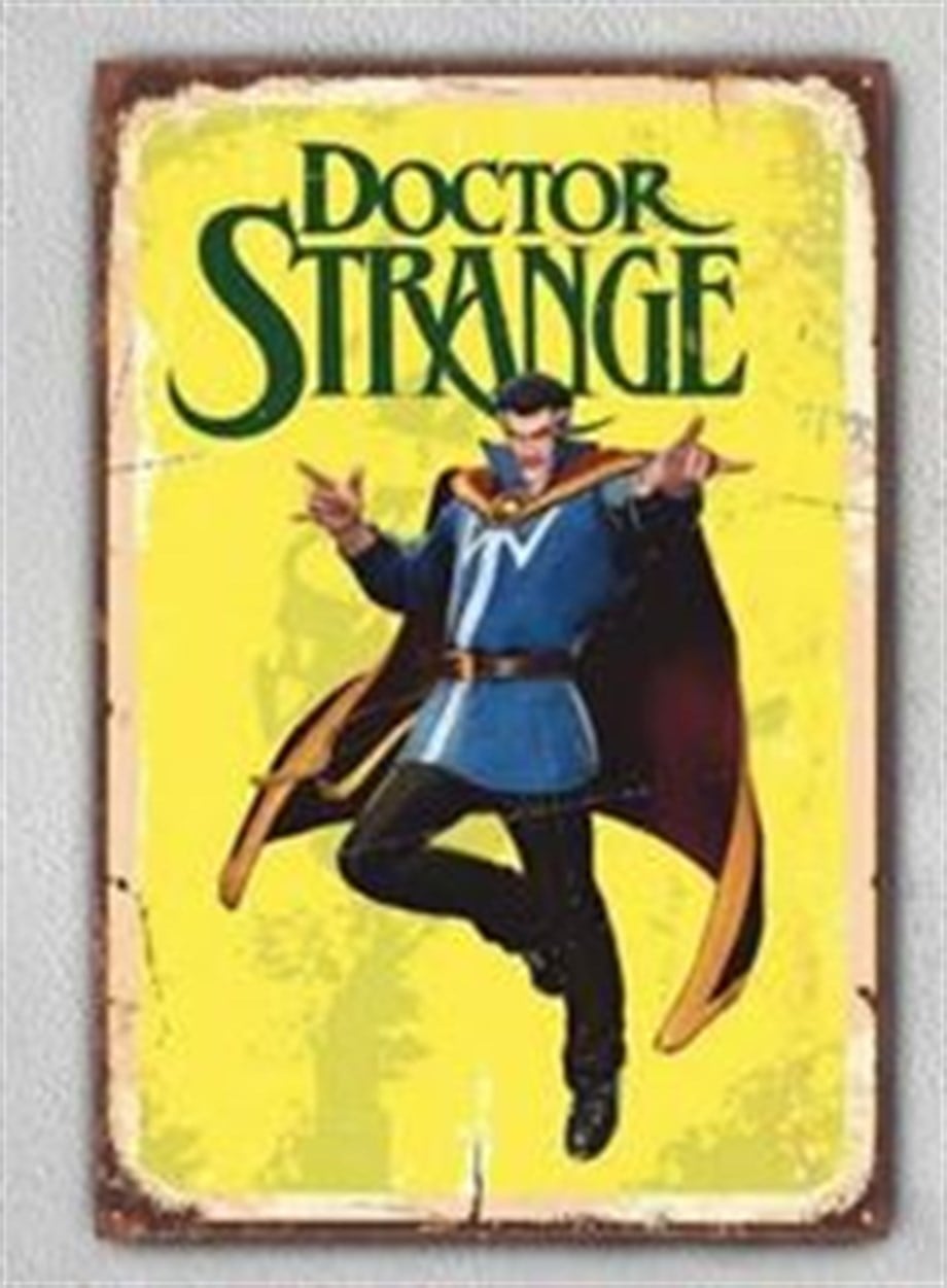 Ahşap Retro Tablo Doctor Strange_TABLO04