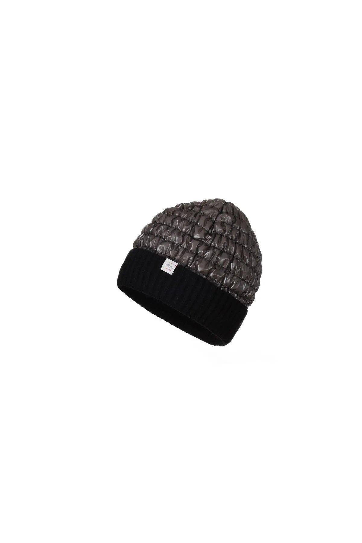 Unisex Kapitone Bere Motiv Siyah_FO2635_BL