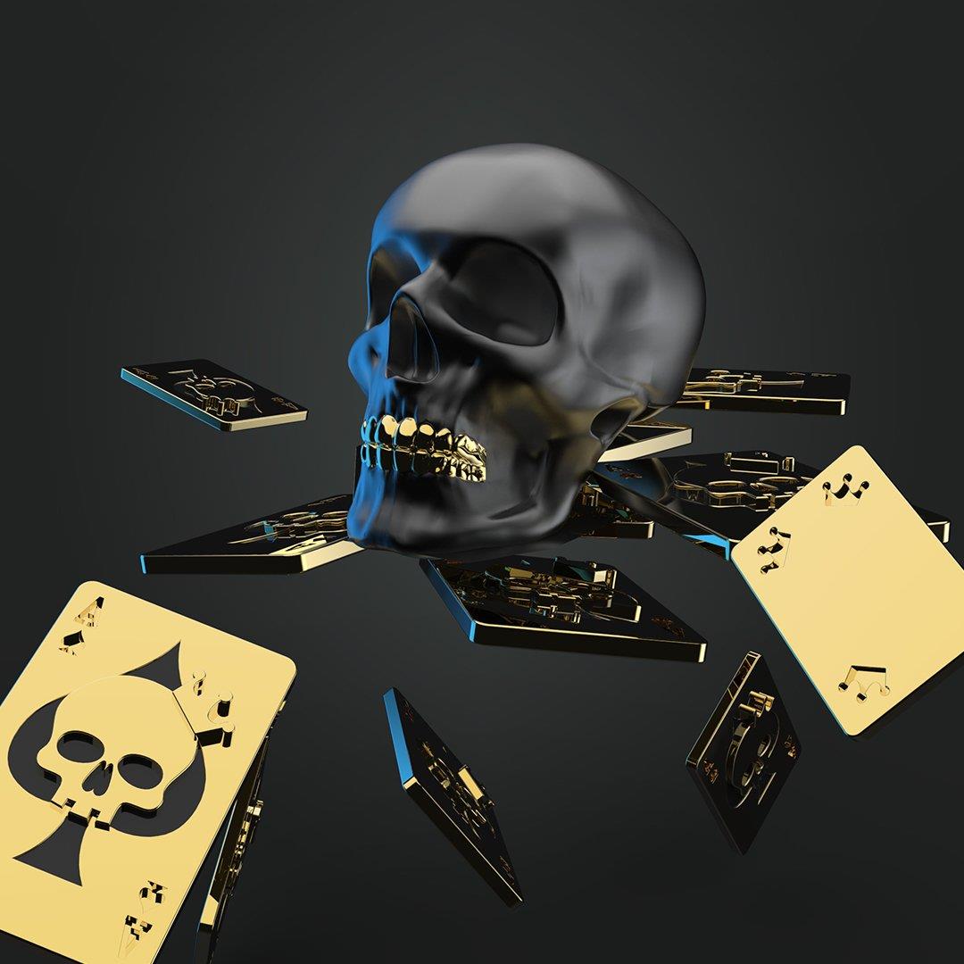 Metalmorphose Anahtarlık Skull