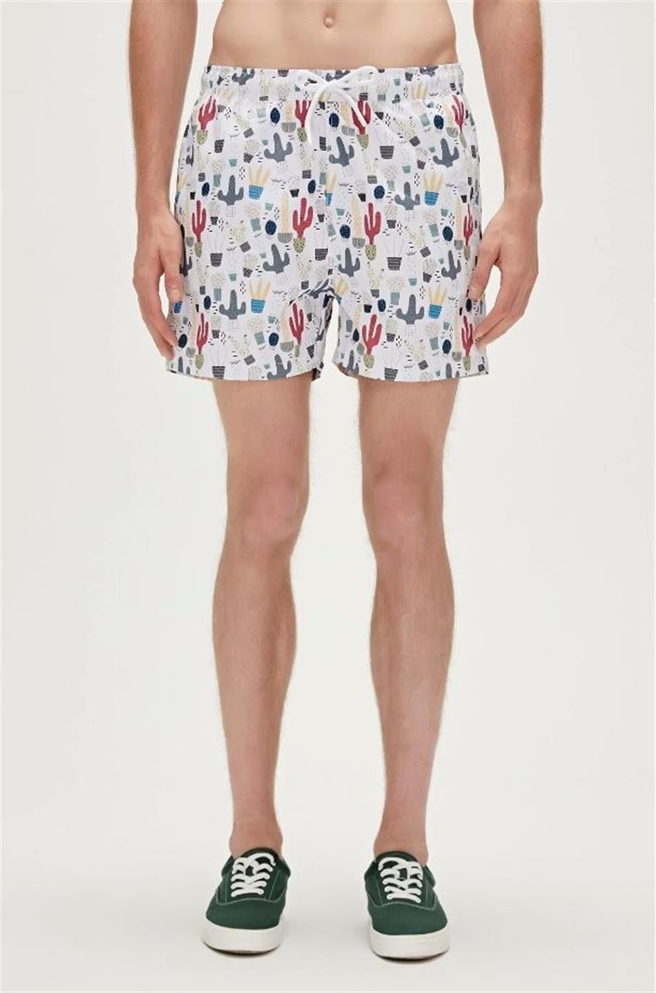 Bad Bear Deniz Şortu Areole Off White