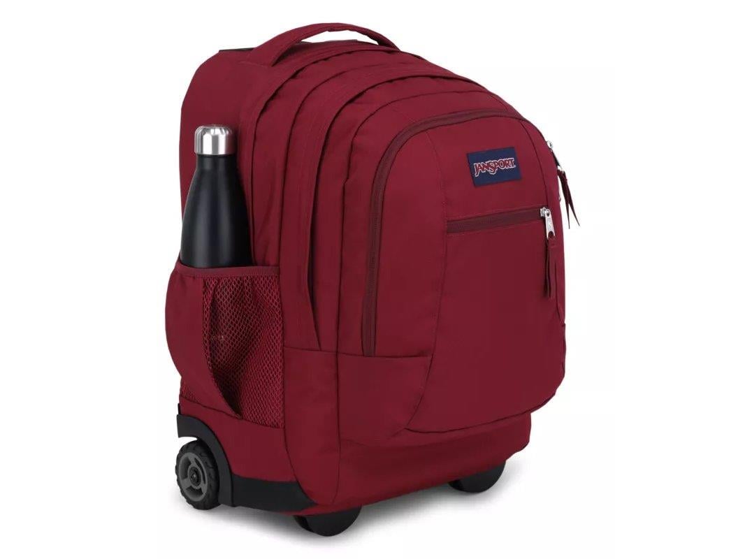 JanSport Tekerlekli Valiz, Sırt Çantası Driver 8 Russet Red