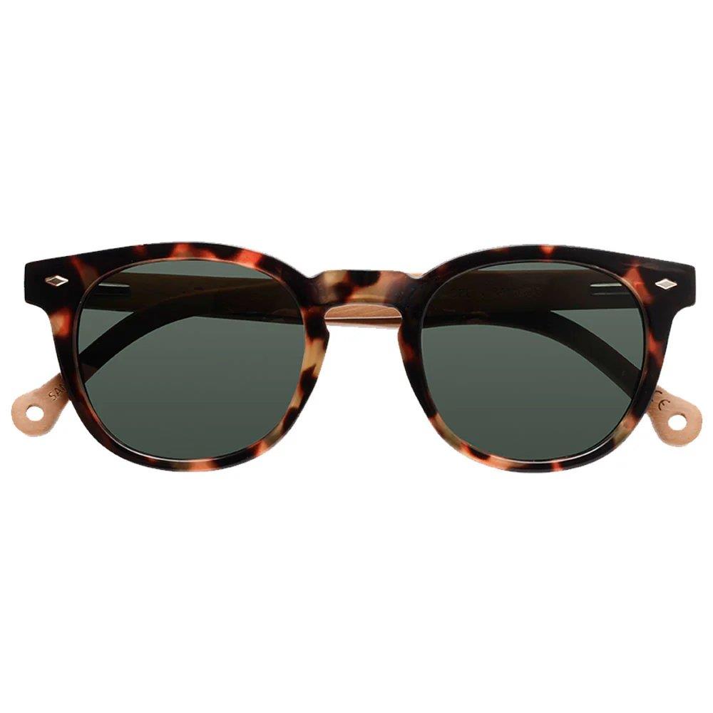 Parafina Güneş Gözlüğü Hybrid Bamboo Cala Gentle Tortoise Dark Green