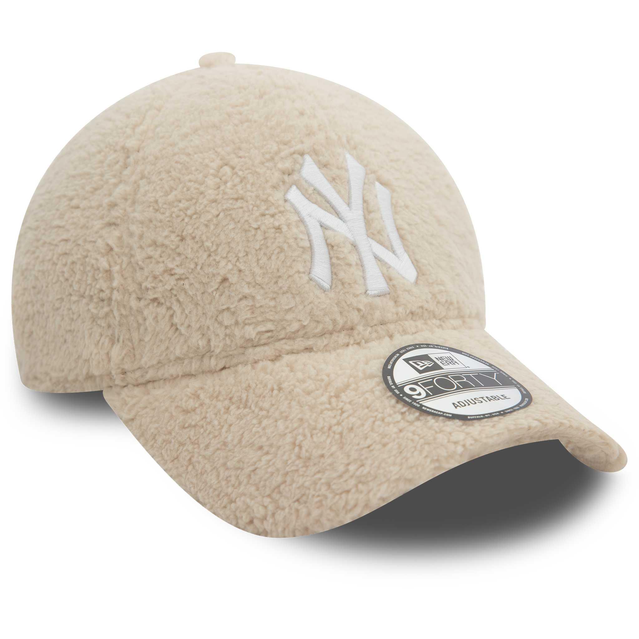 New Era Uniseks Şapka 9Forty Teddy New York Yankees Stone White