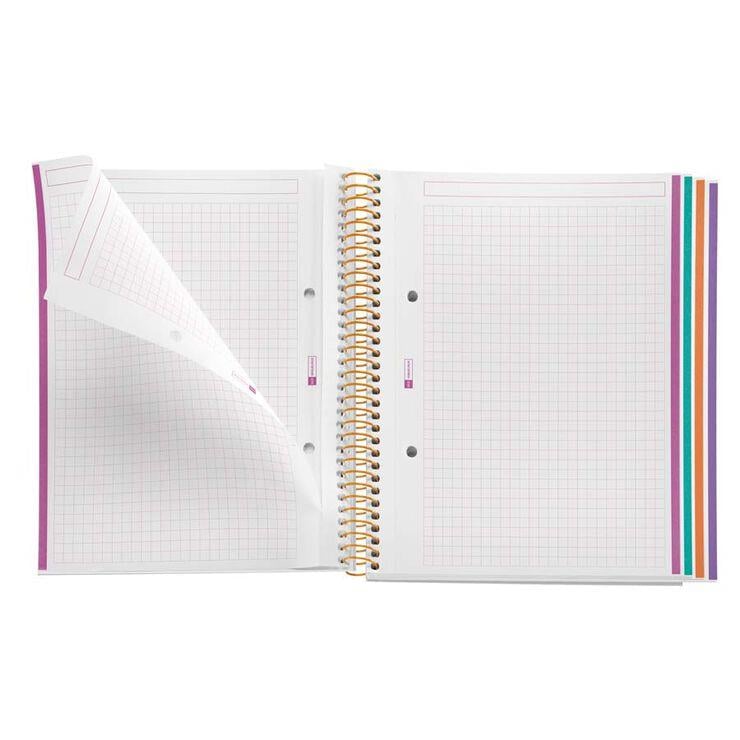 Miquelrius A5 Spiralli Kareli Defter Silviarosanna
