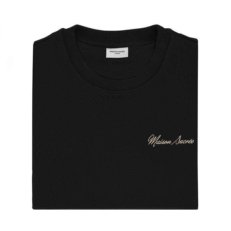 Maison Sacrée Sweatshirt Basic Siyah