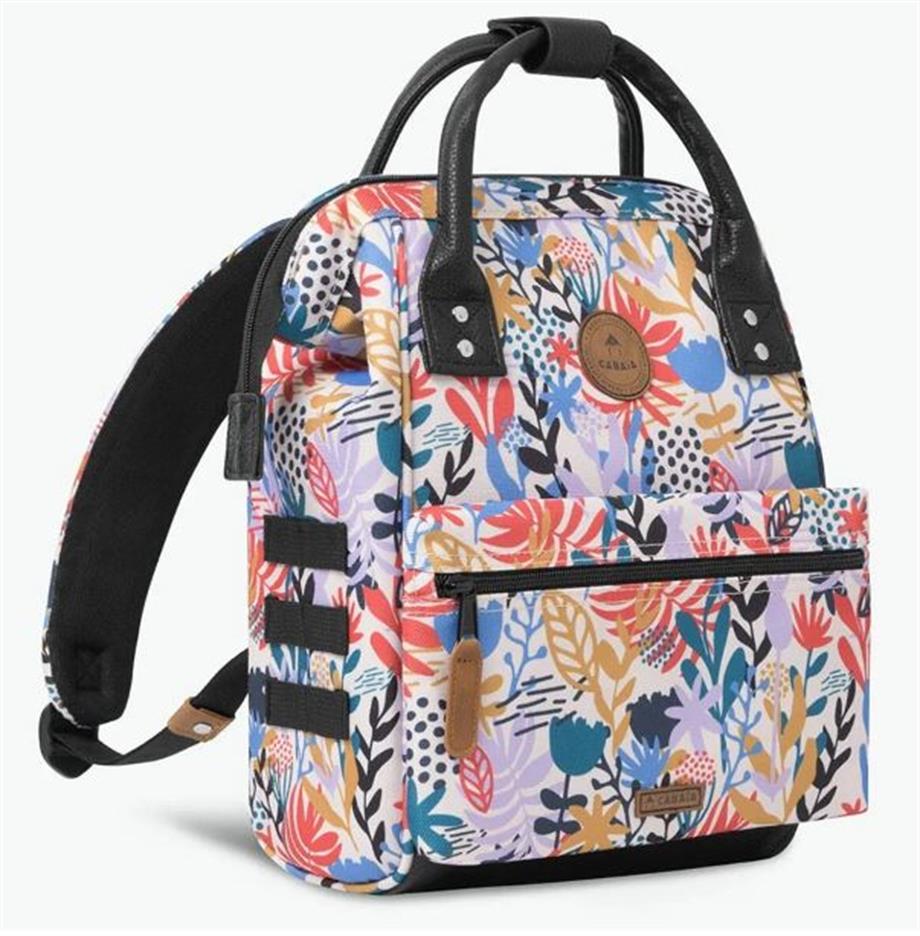 Cabaia Sırt Çantası Adventurer Small Lusaka Black Graphic Flower