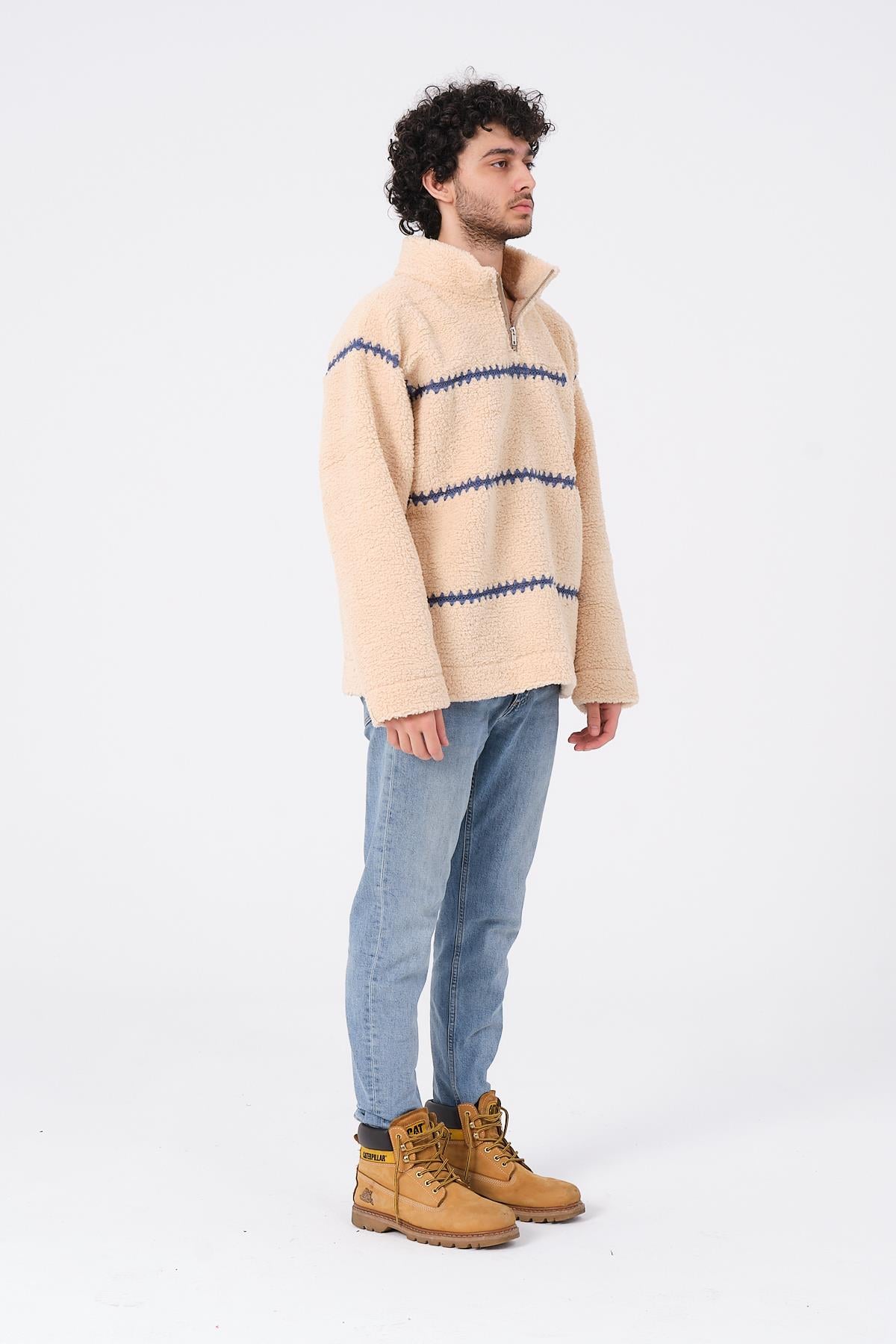 Cucaracha Peluş Sweatshirs Rose & Cross Ekru