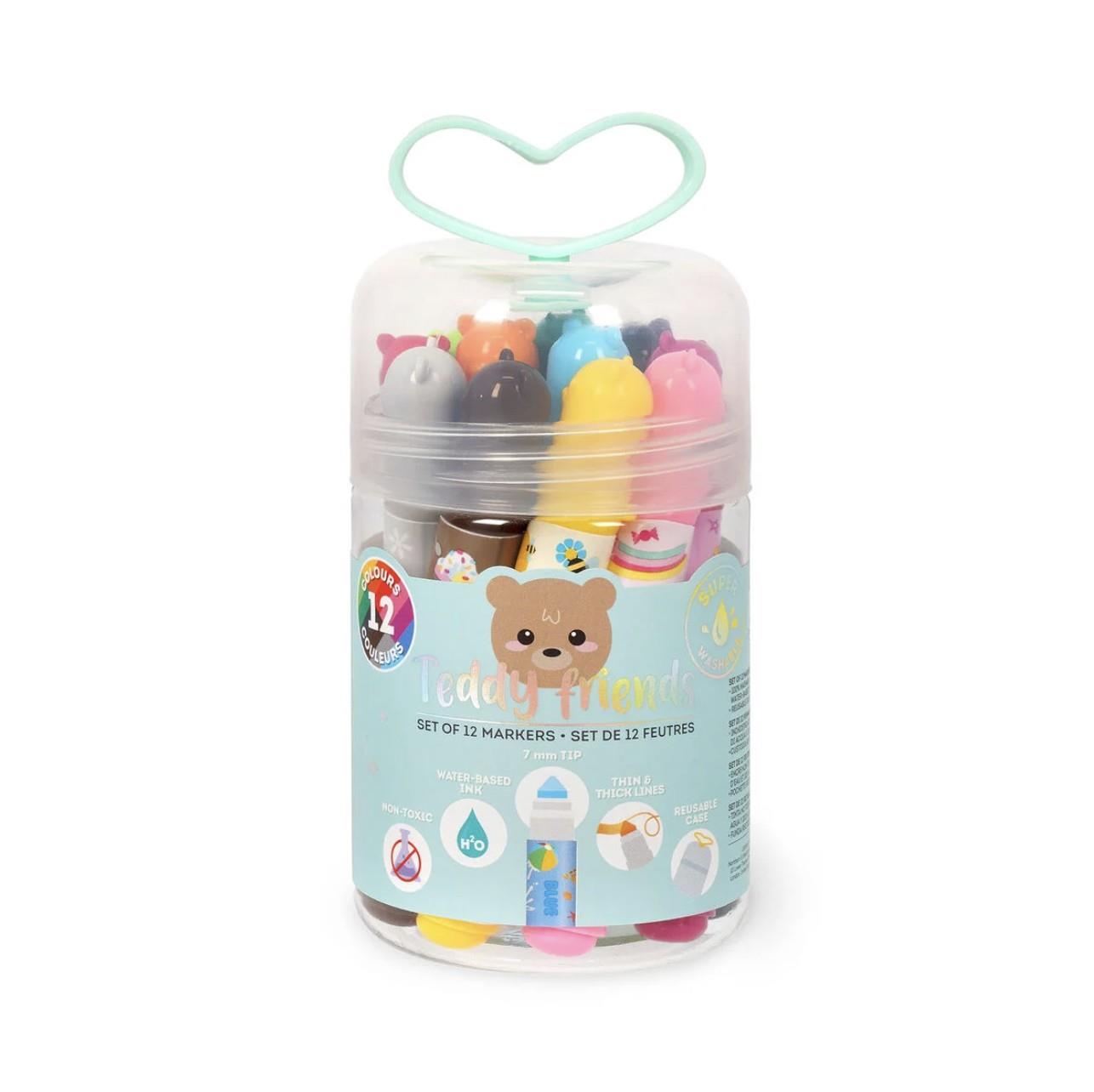 Legami Mini Fosforlu Kalem Seti 6lı Teddy Friends