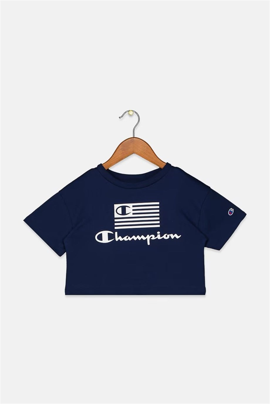 Champion Çocuk Tshirt Flag Logo Lacivert