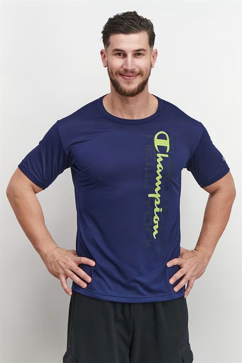 Champion Tshirt Athletic Fit Lacivert